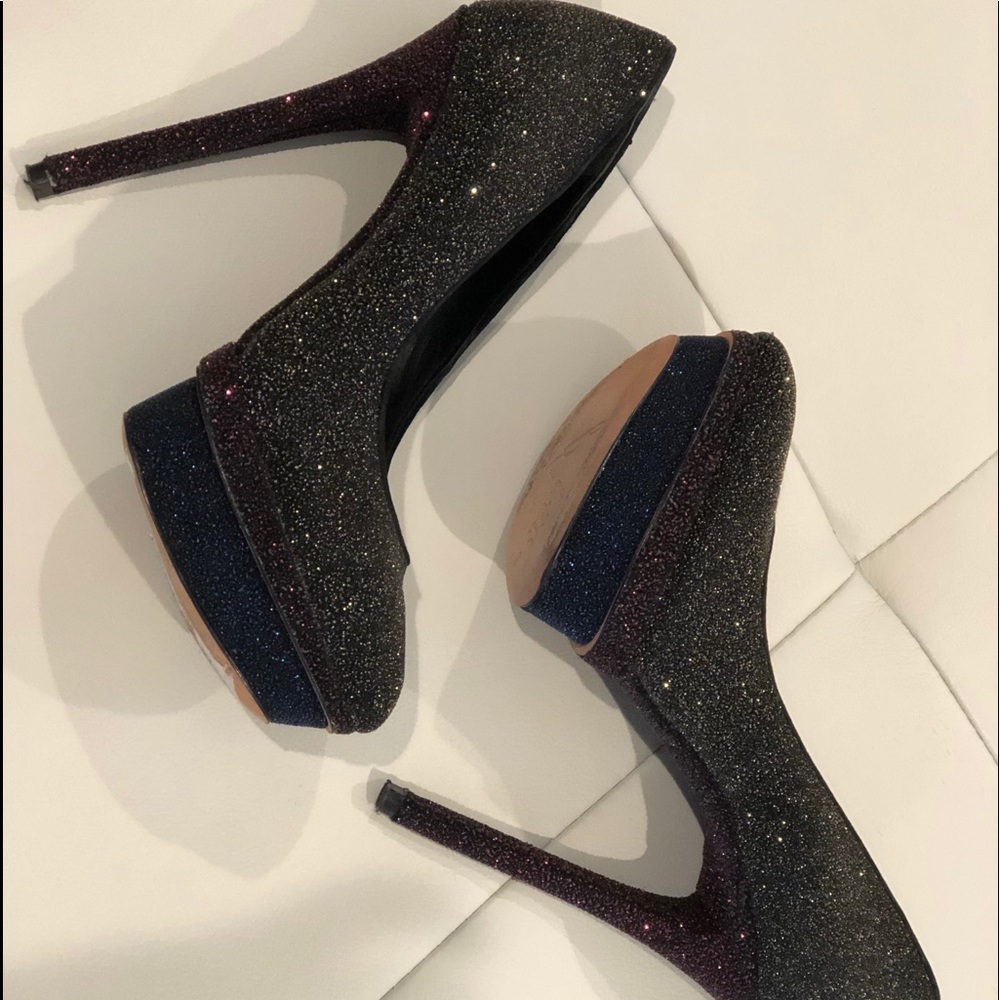 Sparkly Brian Atwood Pumps. Authentic!